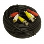 10m BNC to BNC Cable with DC Power and Audio