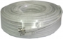 45m BNC to BNC Cable with DC Power - White